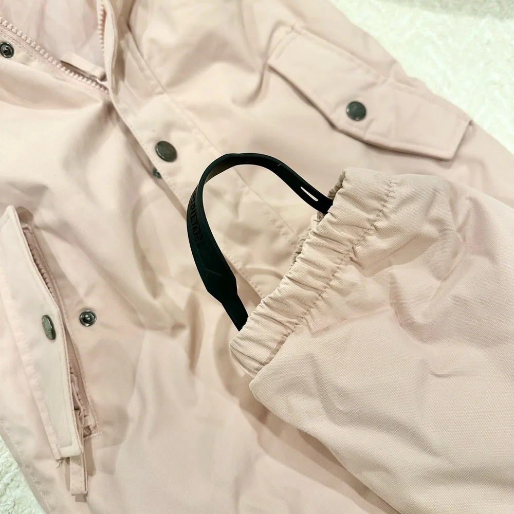 Kids Pink Snowsuit with Faux Fur Trim 💗 - Picture 5 of 5